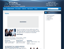 Tablet Screenshot of irstaffing.us